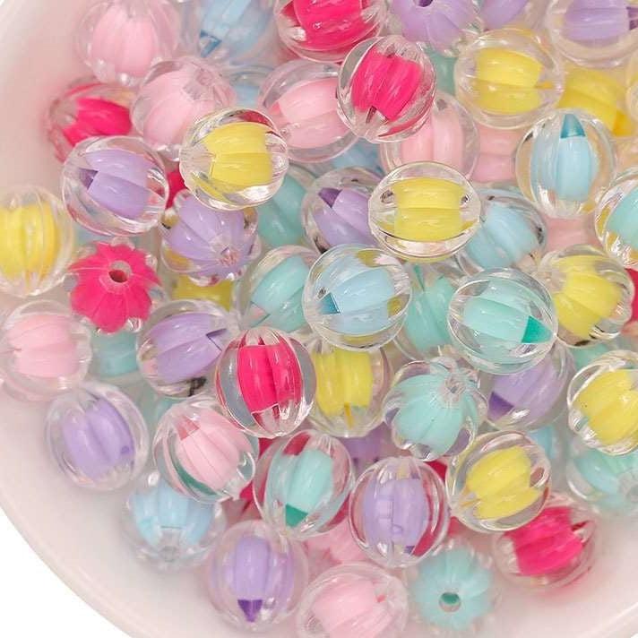 Craft Beads Pumpkins 500g