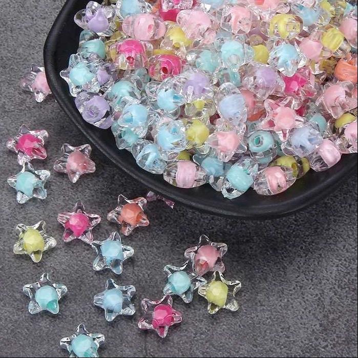 Craft Beads Stars 500g
