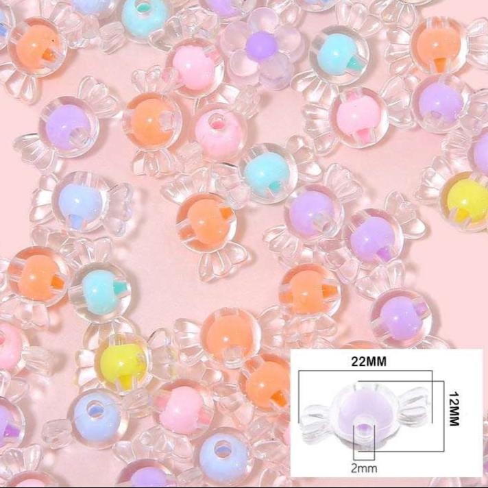 Craft Beads Toffees 500g