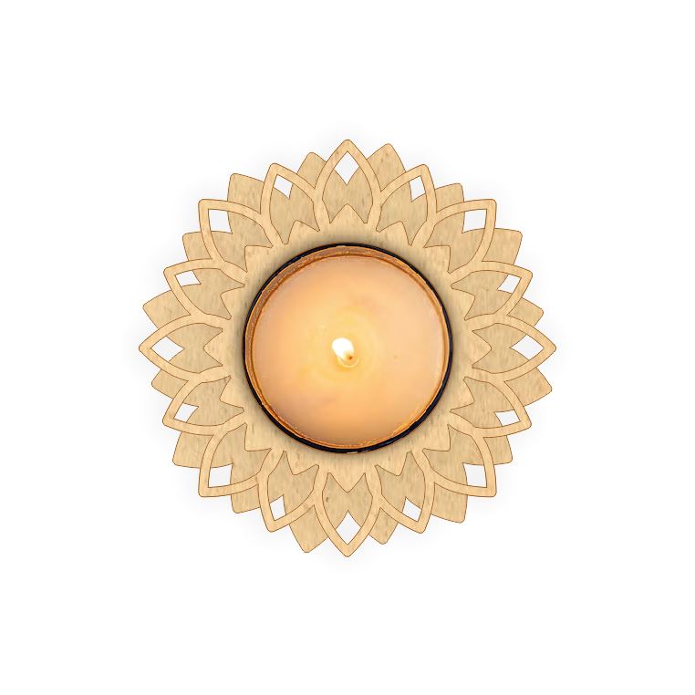 Tea Light Holder - Flower 2