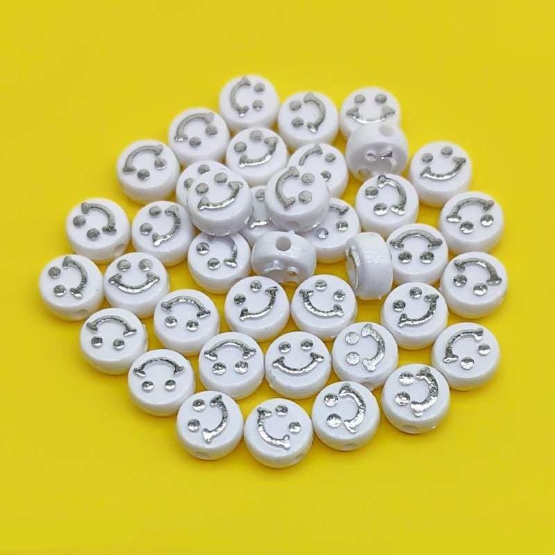 Craft Beads Smiley Face 500g