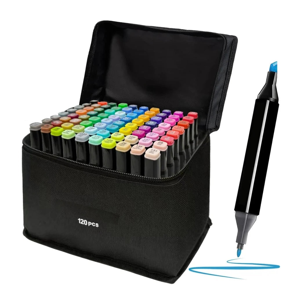 Touch Cool Alcoholic Markers, Dual Tip