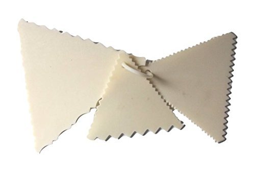 Triangular Paint Scrapers for Texture Art - set of 3