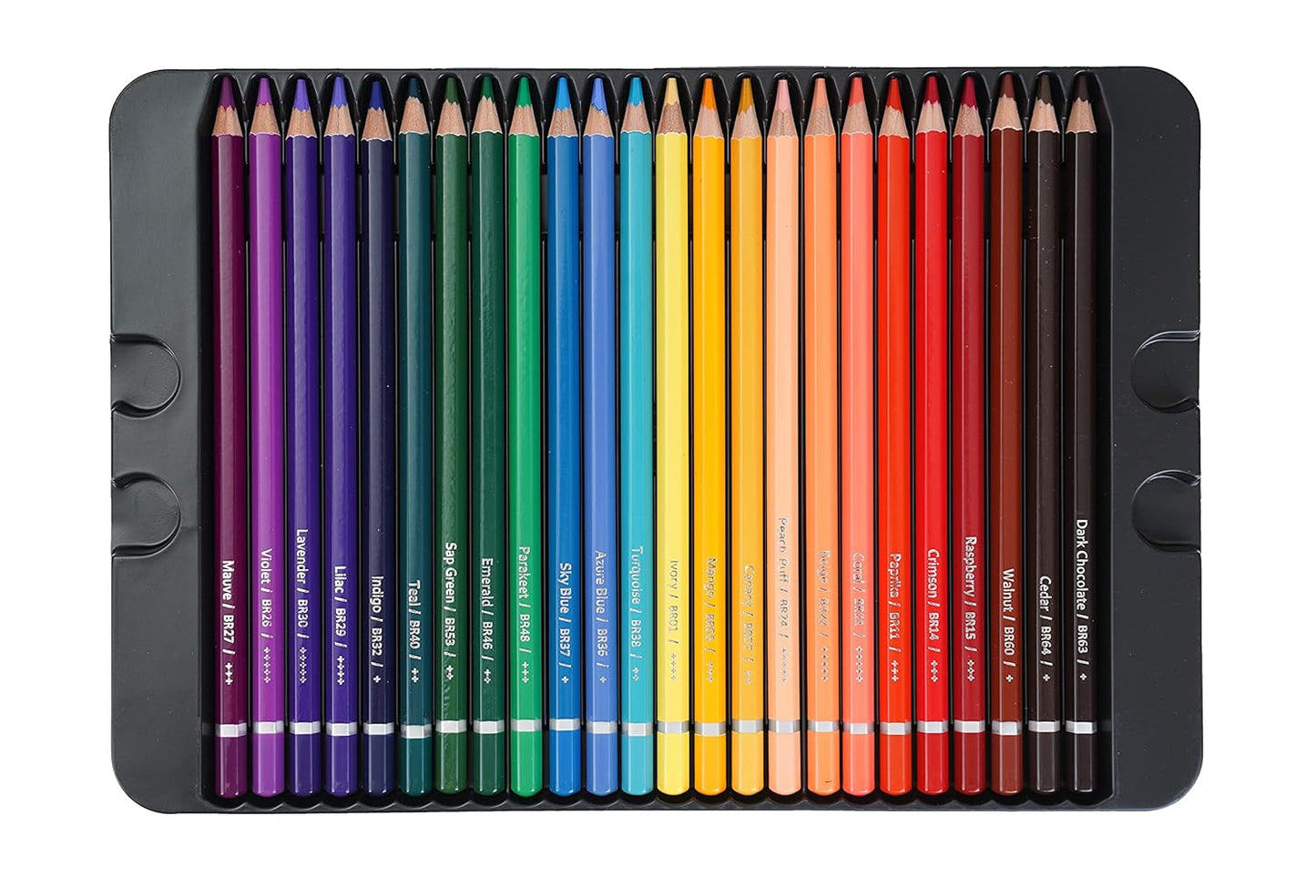 BRUSTRO Artist's Watercolour Pencil Set, Tin Box Pack