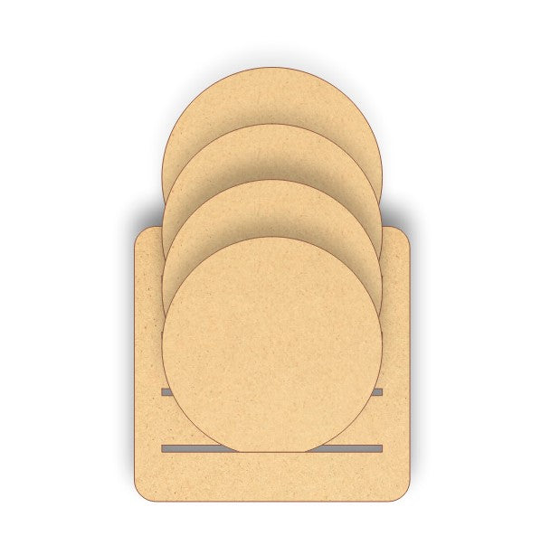 MDF Tea Coasters Stand
