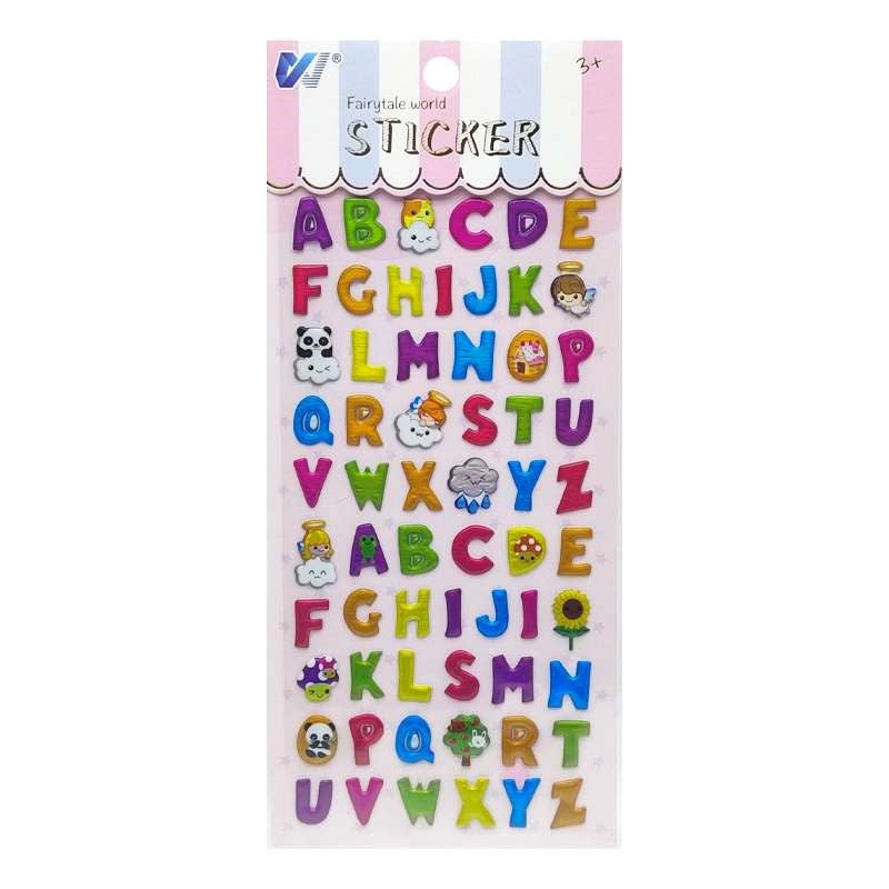 Fairy Tale World Alphabets Sticker