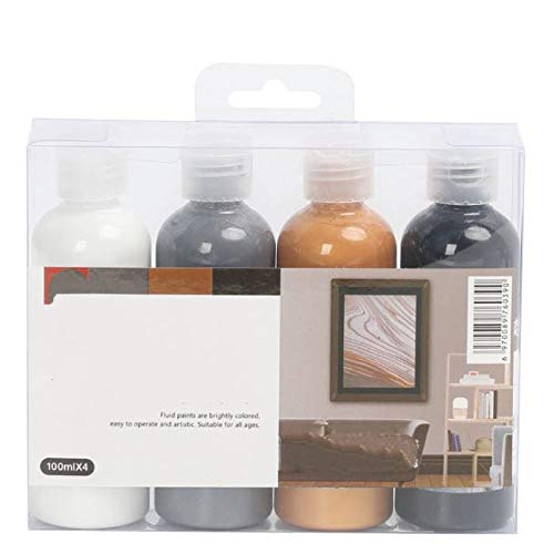 Fluid Pouring Paint Set 4pc x 100ml