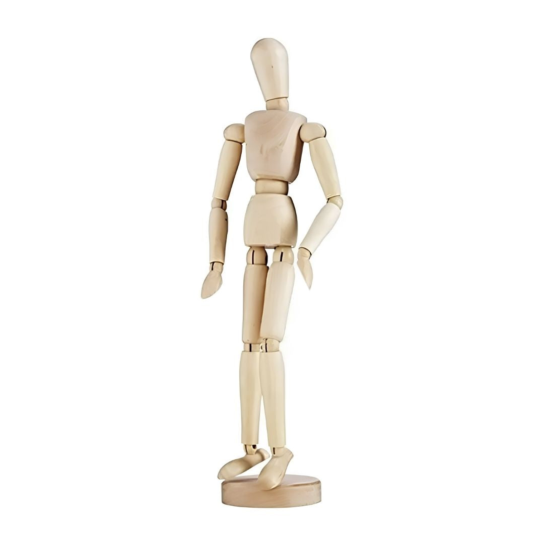 Wooden Artist Mannequin Figure – Posable Drawing Model