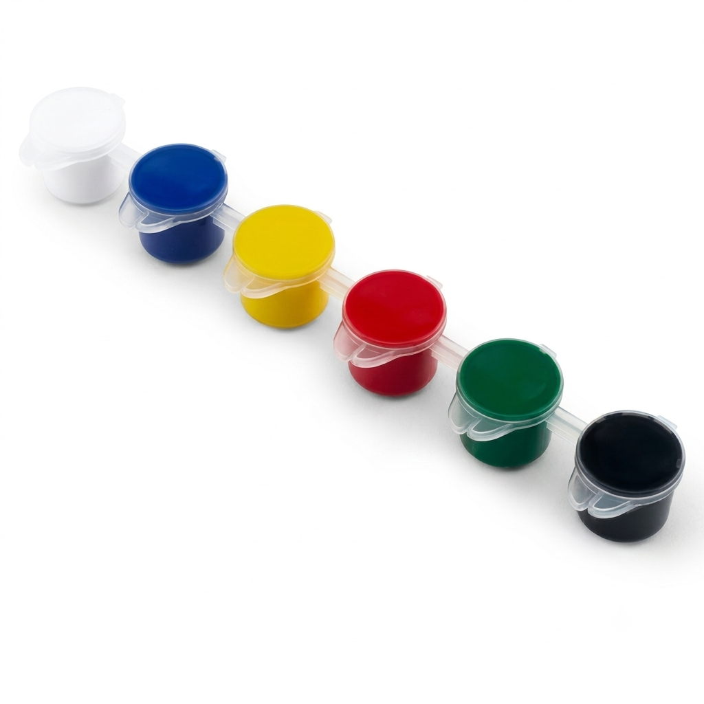 Pre-filled Acrylic Paint Strips, Ideal for Workshops