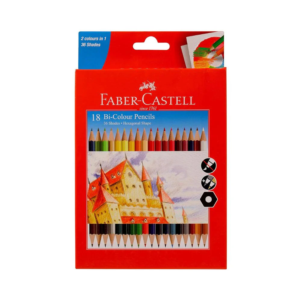 Faber Castell Bi-Colour Pencils Set