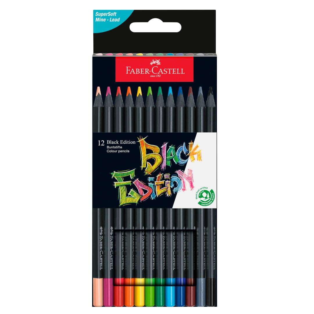 Faber Castell Black Edition Colour Pencils Set