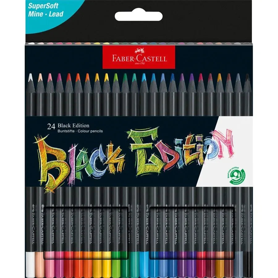 Faber Castell Black Edition Colour Pencils Set