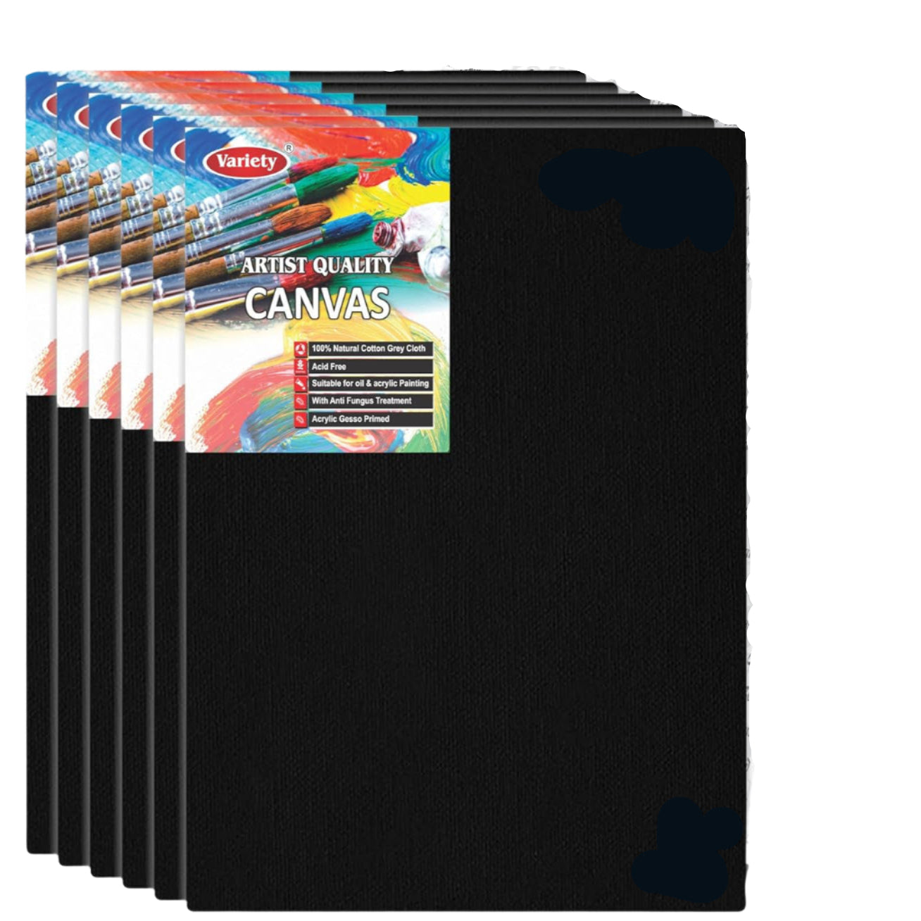 Variety Black Canvas Board