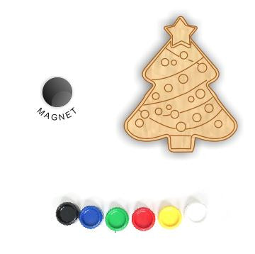 DIY Christmas Fridge Magnet - Xmas Tree