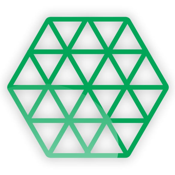 Acrylic Tea Coasters Geometric 2