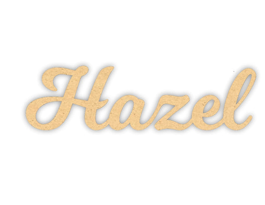 MDF Name Cutout