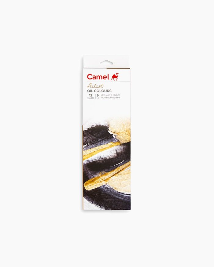 Camel Artist Oil Colour Tubes, 12 Shades 9 ml