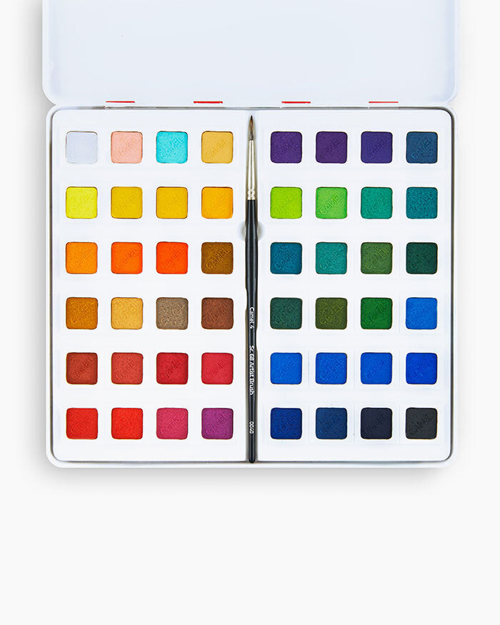 Camel Artist Water Colour Cakes Set