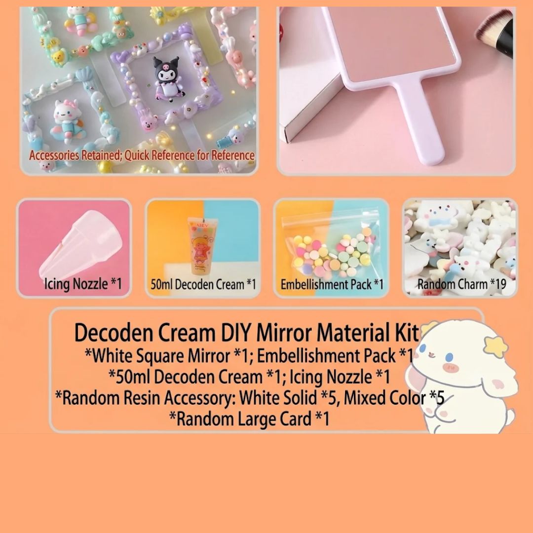 DIY Decoden Hand Mirror Kit