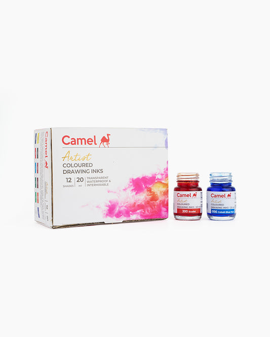 Camel Coloured Drawing Inks Set 20 ml