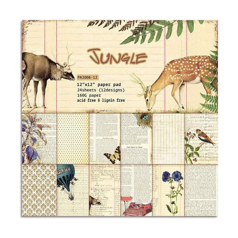 12x12 Paper Pack, Jungle