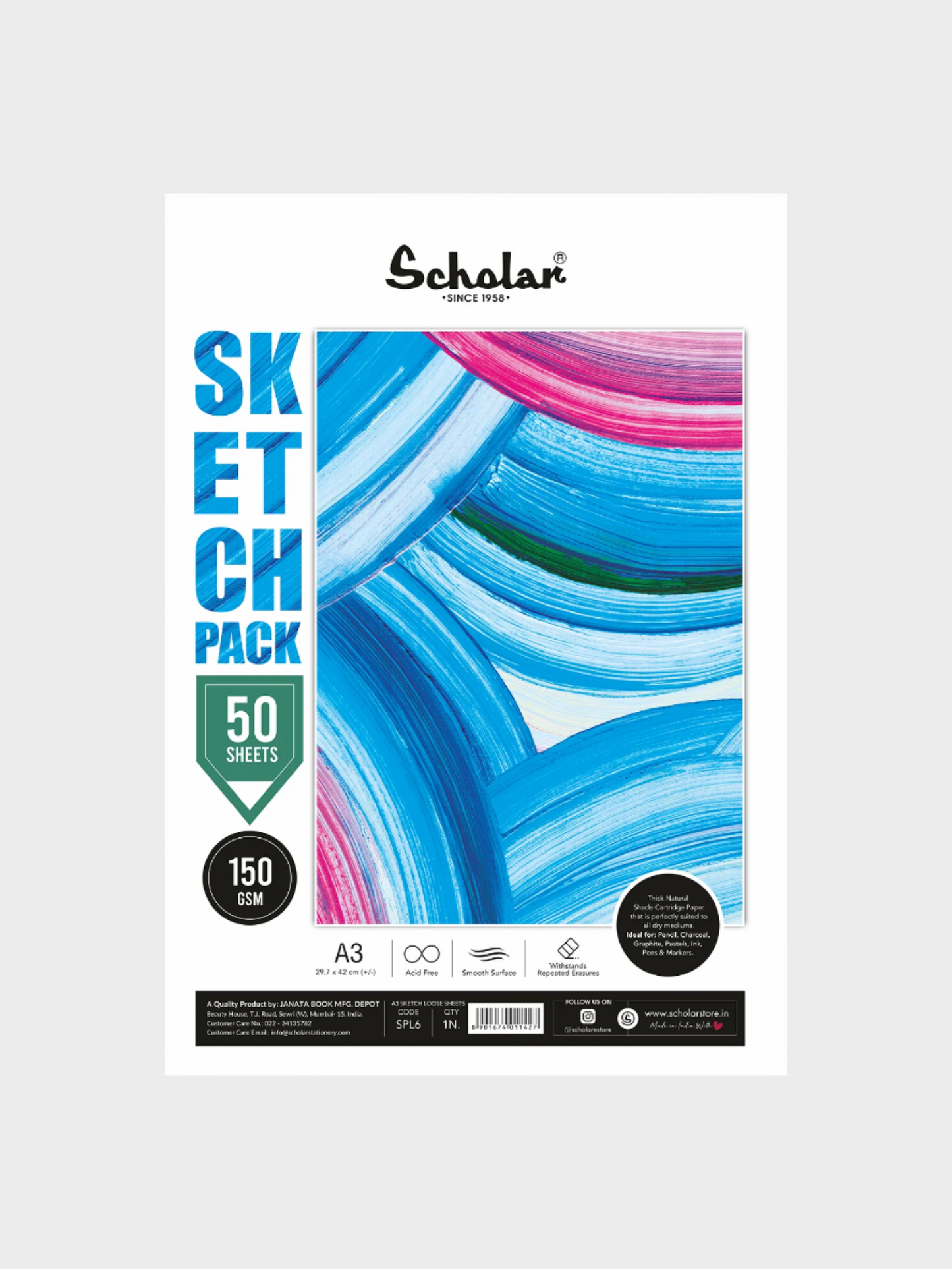 Scholar Cartridge Paper, 150gsm