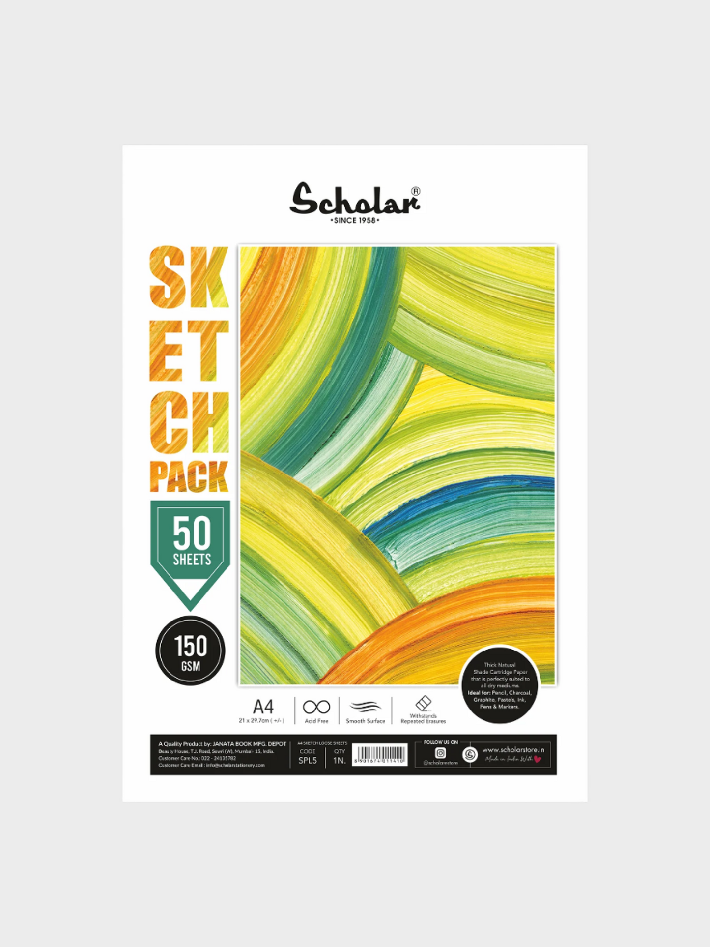 Scholar Cartridge Paper, 150gsm