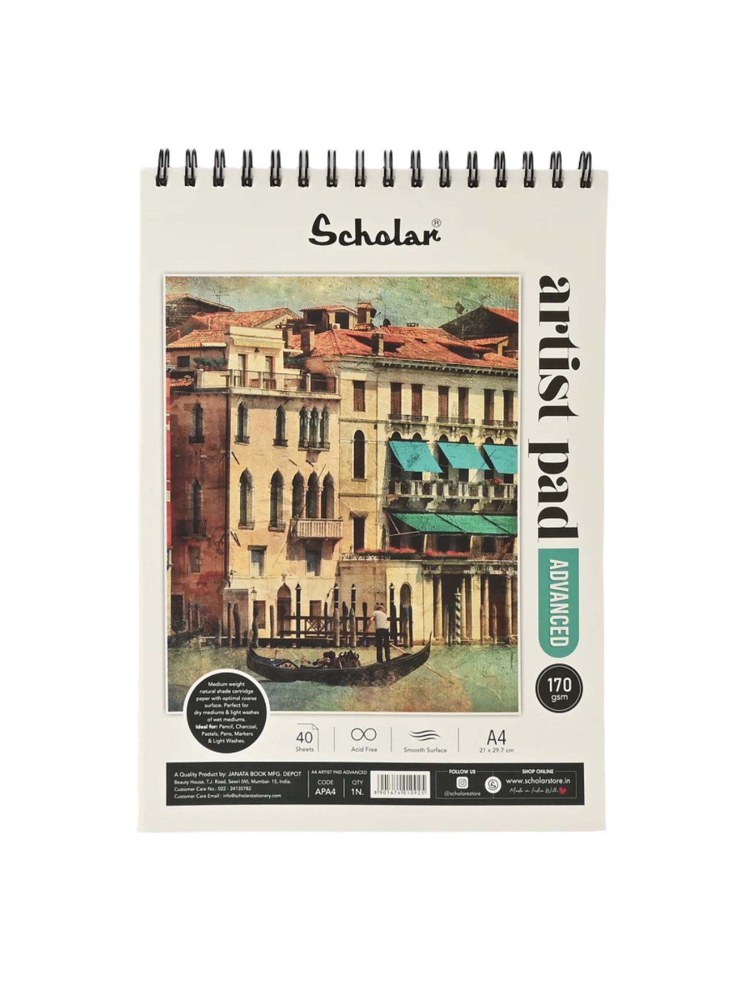 Scholar Artist Pad Advanced, 170gsm