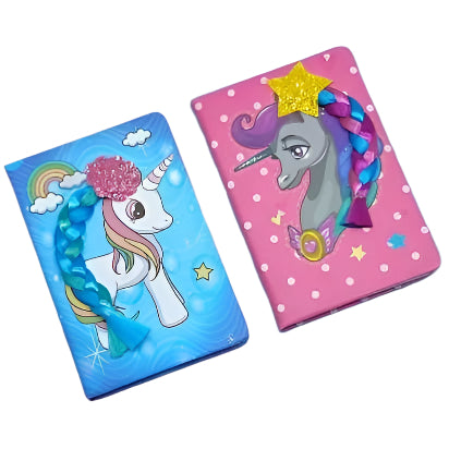 Unicorn 3D Hair Diary A5