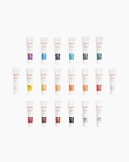 Camel Artist Acrylic Colour Tubes Set 20ml