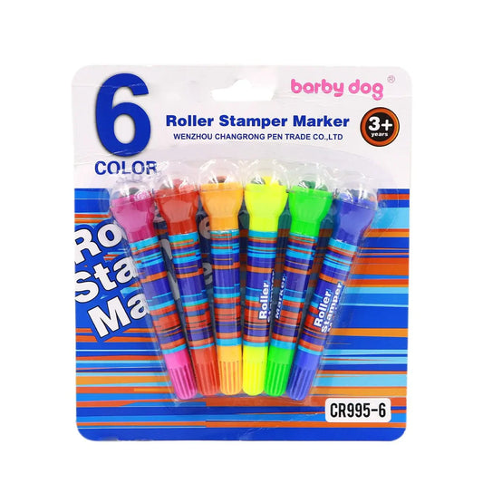 2 in 1 Roller Stamp Marker Pen Set