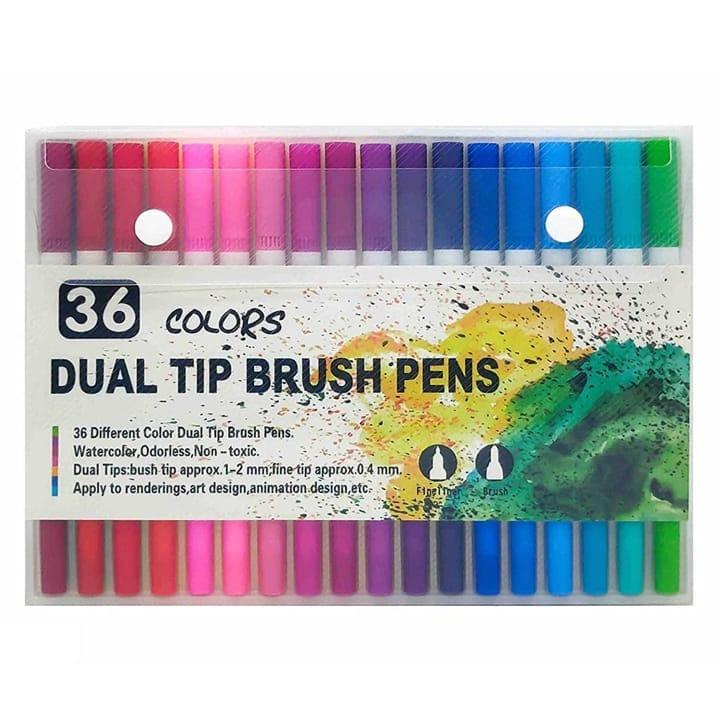 Dual Tip Brush Pens