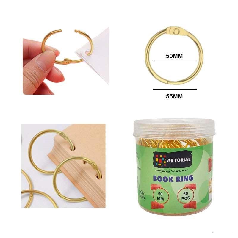 Book Ring Gold 50mm