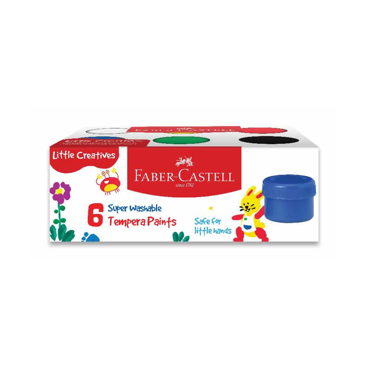 Faber Castell Super Washable Tempera Paint 10 ml Set