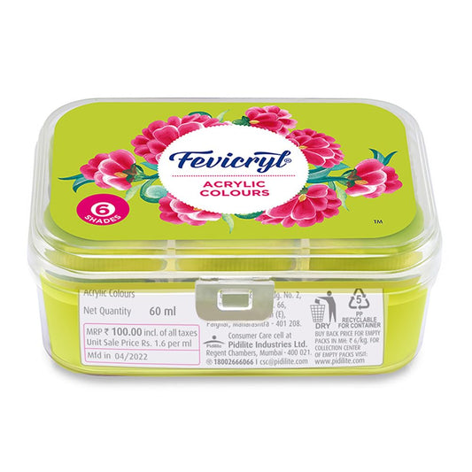 Fevicryl Acrylic Colours Set 10 ml