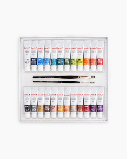 Camel Artist Acrylic Colour Tubes Set 9ml