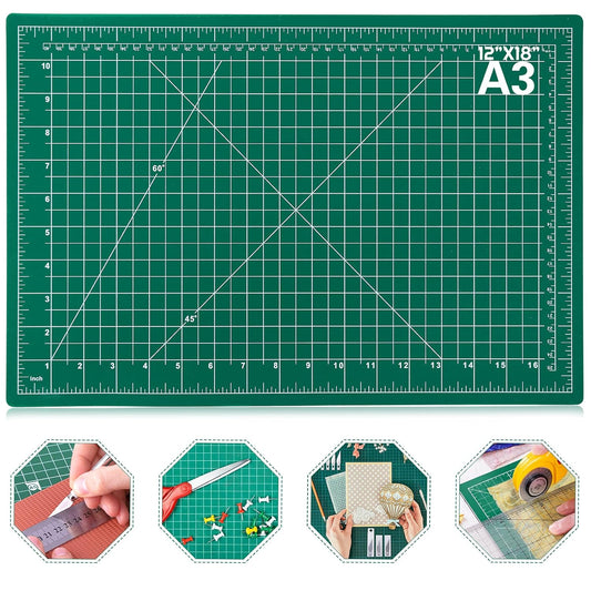 Cutting Mat, Self-Healing, 5 Layered, Double Sided with Marked Pattern and Grids