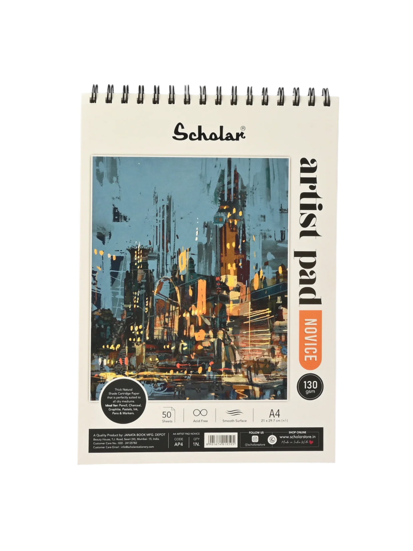 Scholar Artist Pad Novice, 130gsm