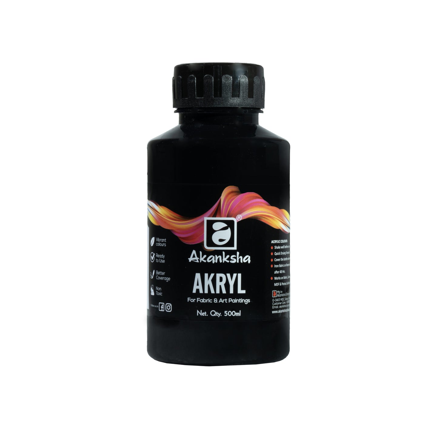 Akansha Acrylic Colours 1 Ltr