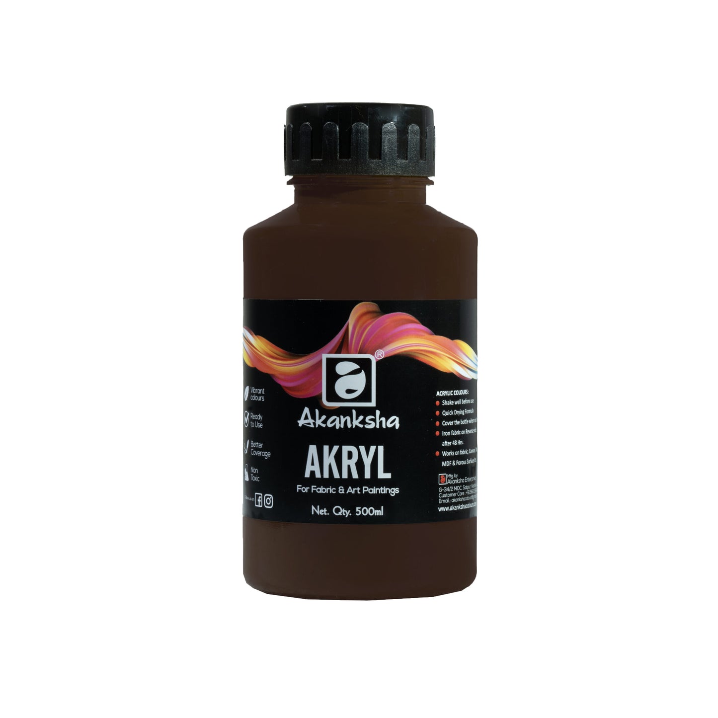 Akansha Acrylic Colours 1 Ltr