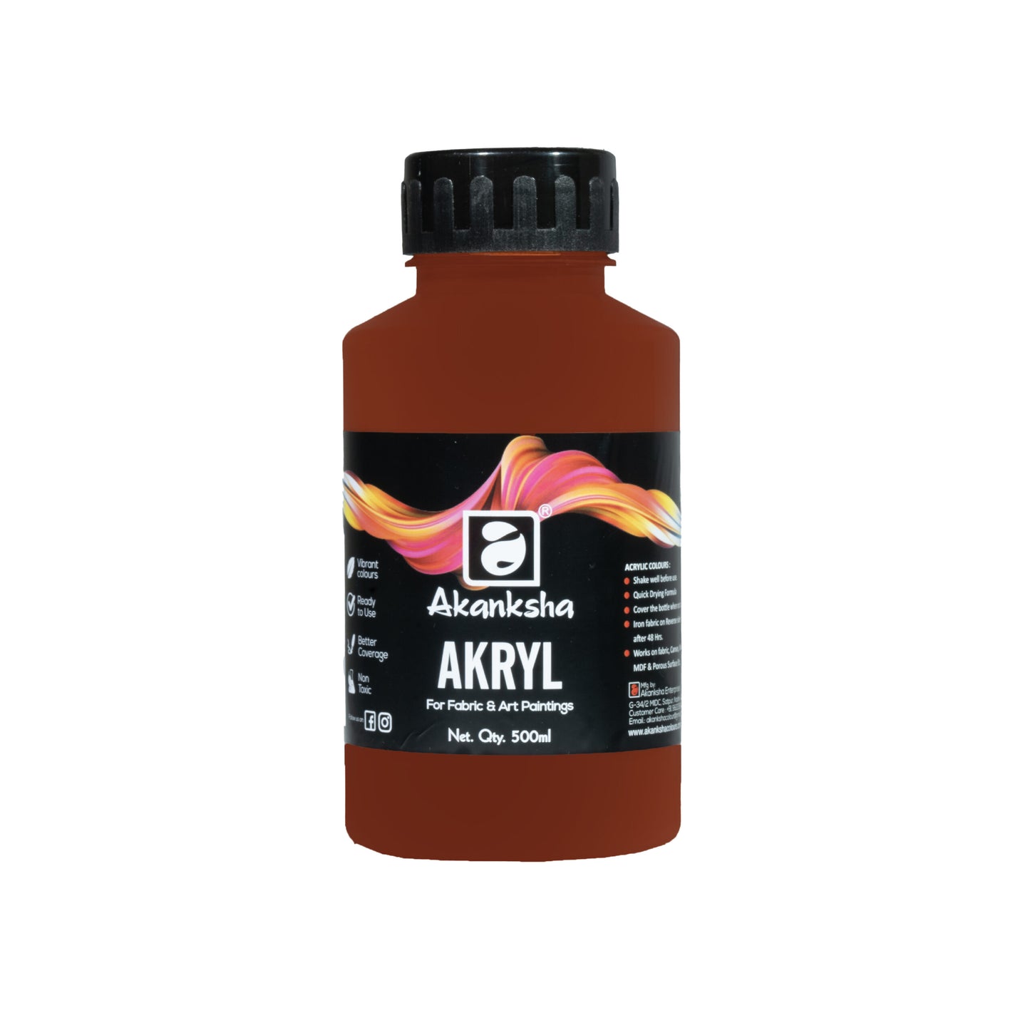Akansha Acrylic Colours 1 Ltr