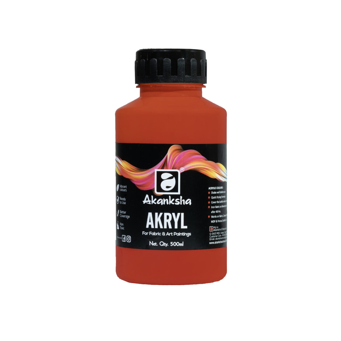 Akansha Acrylic Colours 1 Ltr