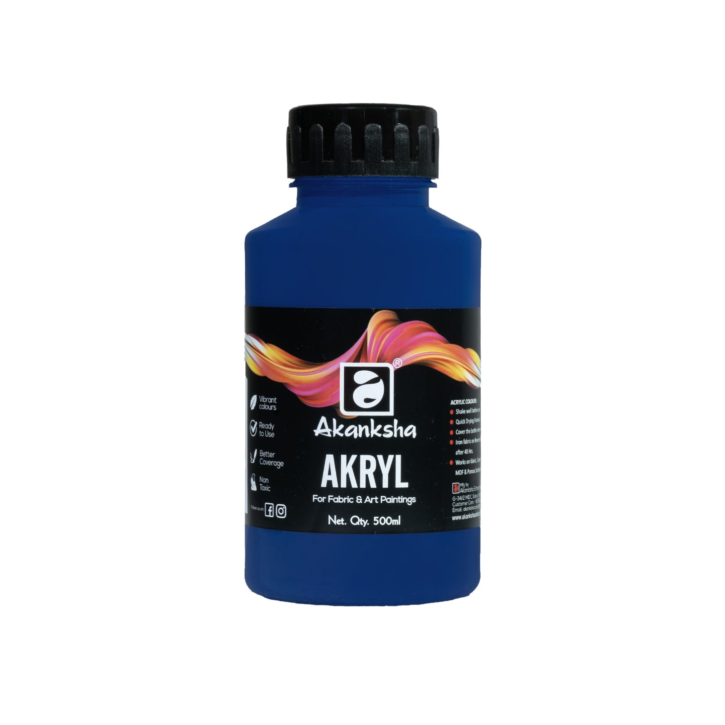 Akansha Acrylic Colours 1 Ltr