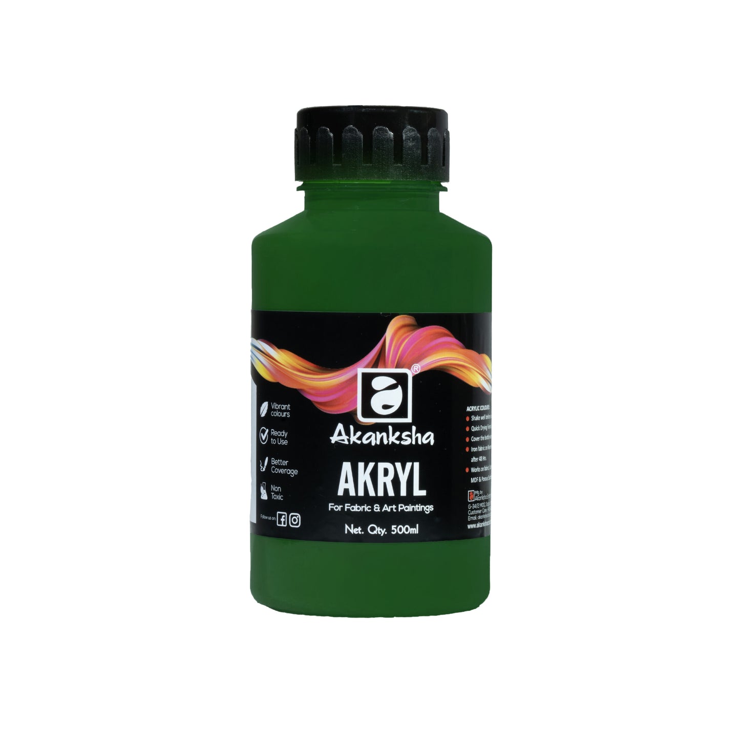 Akansha Acrylic Colours 1 Ltr