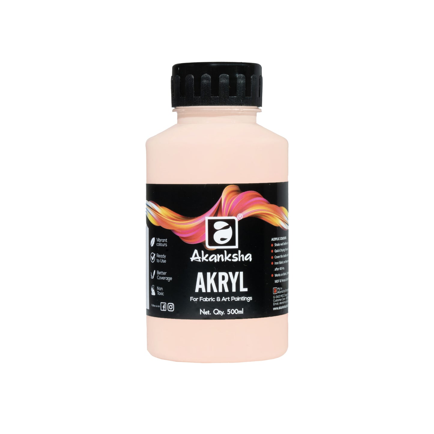 Akansha Acrylic Colours 1 Ltr