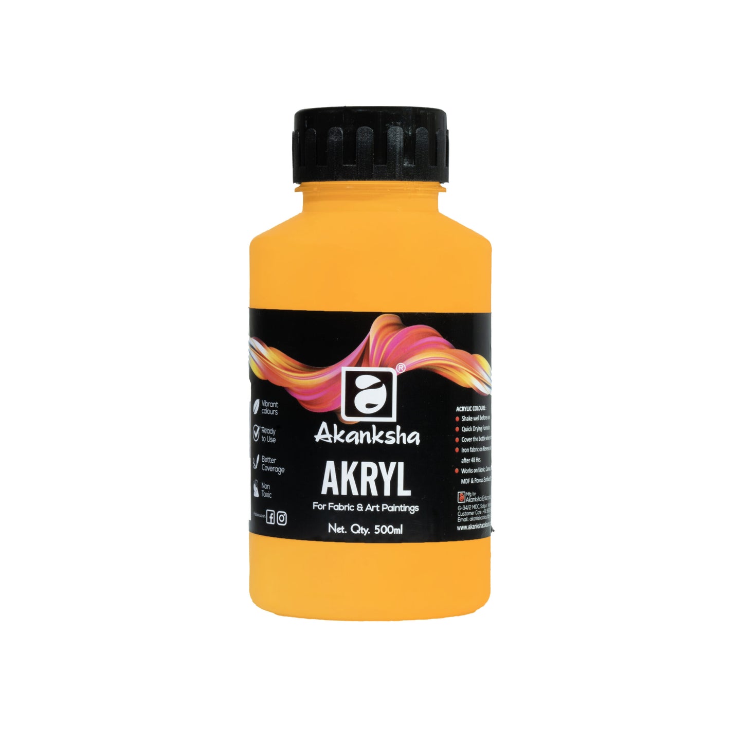 Akansha Acrylic Colours 1 Ltr