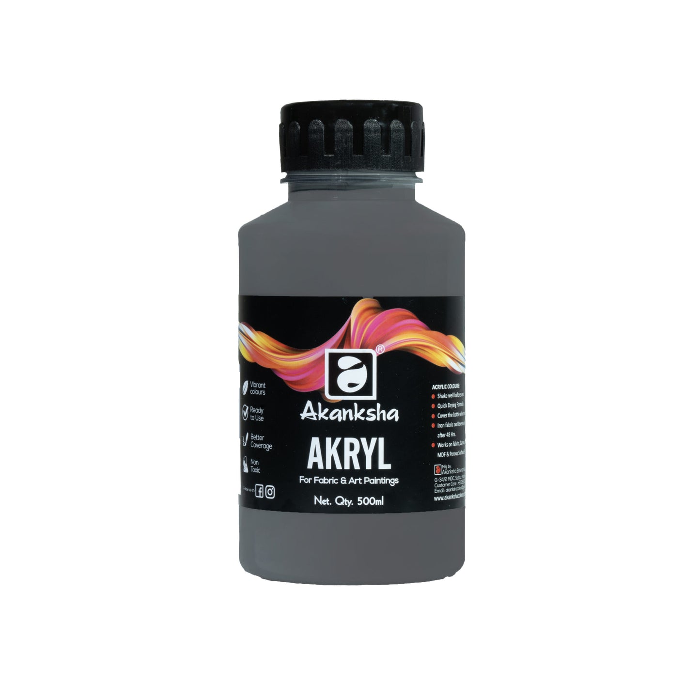 Akansha Acrylic Colours 1 Ltr