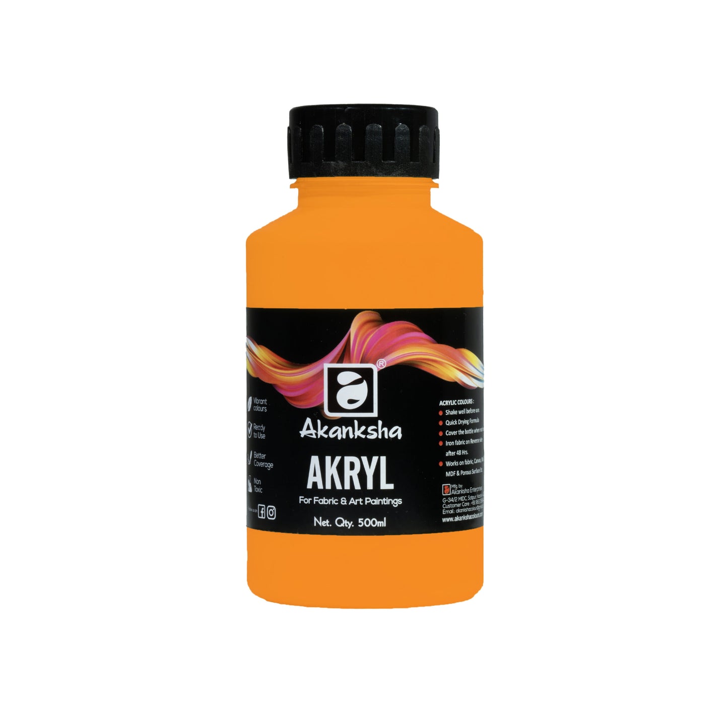 Akansha Acrylic Colours 1 Ltr