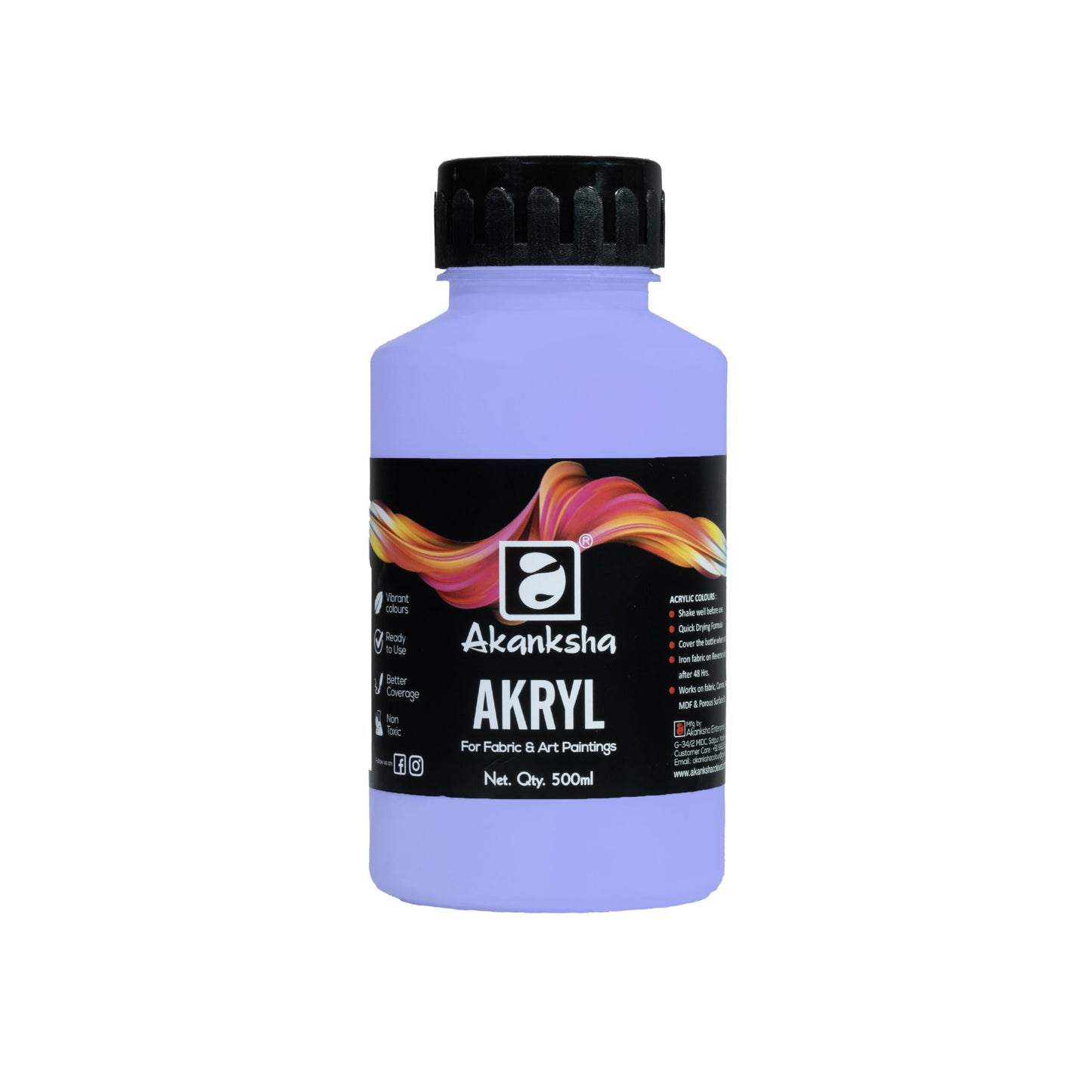Akansha Acrylic Colours 1 Ltr