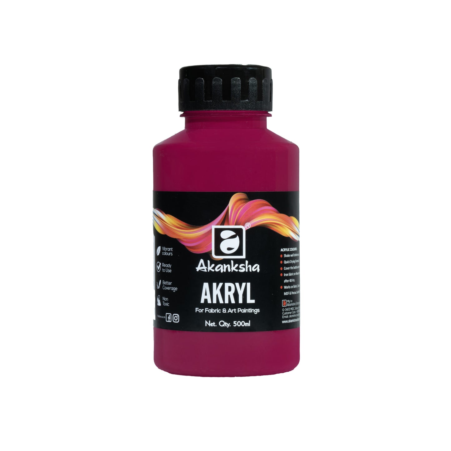 Akansha Acrylic Colours 1 Ltr